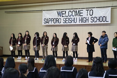 韓国から全州槿映女子高等学校訪問団が来校。