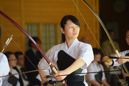 弓道部全道大会出場権獲得（高体連選手権大会）