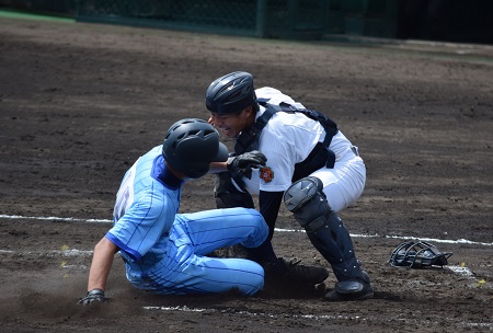 野球部、力及ばず夏季全道大会初戦敗退。