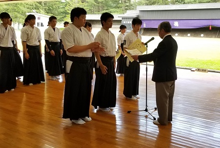 弓道部、国民体育大会(少年の部)全国大会出場！