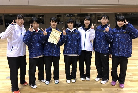 バドミントン選抜予選、女子団体戦ベスト４