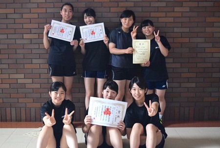 札幌支部バドミントン選手権大会、女子全道大会出場！