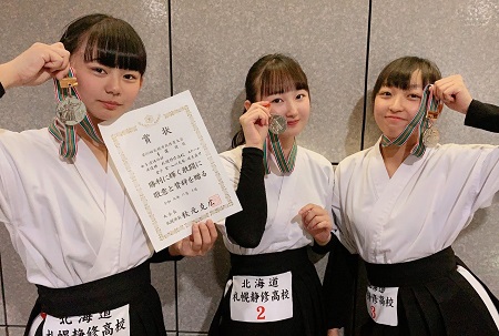 札幌市民大会(女子の部)、女子団体準優勝！部活目標達成