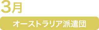 3月 オーストラリア派遣団